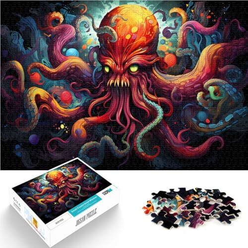 1000-teiliges Puzzle für Erwachsene Oktopus-Puzzle Lernspiele jedes Teil ist einzigartig – anspruchsvolles Familienspiel für Teenager ab 14 Jahren 26x38cm 1000-teiliges Puzzle für Erwachsene Oktopus-Puzzle Lernspiele jedes Teil ist einzigartig – anspruchsvolles Familienspiel für Teenager ab 14 Jahren 26x38cm von BBVNFLIR