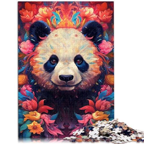 1000-teiliges Puzzle für Erwachsene Panda-Blumenporträt Spielzeug Denkspiel mit passendem Poster und Quizblatt 26x38cm 1000-teiliges Puzzle für Erwachsene Panda-Blumenporträt Spielzeug Denkspiel mit passendem Poster und Quizblatt 26x38cm von BBVNFLIR