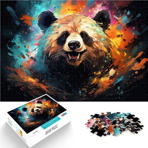 1000-teiliges Puzzle für Erwachsene Panda-Gemälde praktisches Spiel tolles Geschenk für Spiele geeignet für Teenager ab 14 Jahren 50x75cm 1000-teiliges Puzzle für Erwachsene Panda-Gemälde praktisches Spiel tolles Geschenk für Spiele geeignet für Teenager ab 14 Jahren 50x75cm von BBVNFLIR