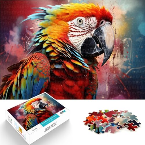 1000-teiliges Puzzle für Erwachsene Papagei Lernspiel Herausforderungsspielzeug Stressabbau schwierige Herausforderung für Teenager ab 14 Jahren 26x38cm 1000-teiliges Puzzle für Erwachsene Papagei Lernspiel Herausforderungsspielzeug Stressabbau schwierige Herausforderung für Teenager ab 14 Jahren 26x38cm von BBVNFLIR