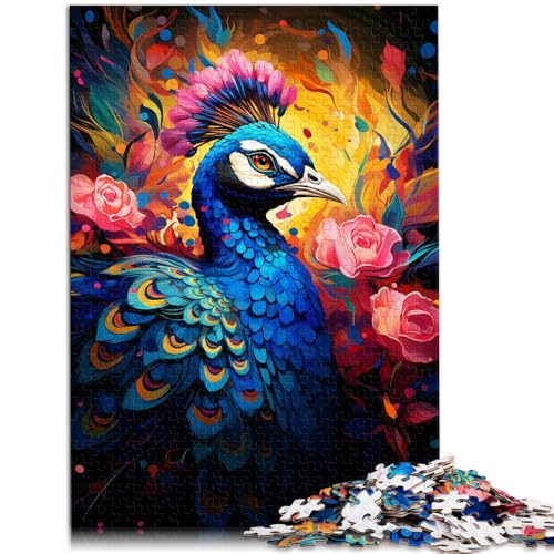 1000-teiliges Puzzle für Erwachsene Pfauen-Quizspiel Jedes Teil ist einzigartig Anspruchsvolles Familienspiel für Teenager ab 14 Jahren 50x75cm 1000-teiliges Puzzle für Erwachsene Pfauen-Quizspiel Jedes Teil ist einzigartig Anspruchsvolles Familienspiel für Teenager ab 14 Jahren 50x75cm von BBVNFLIR