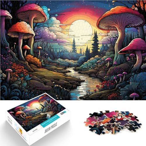 1000-teiliges Puzzle für Erwachsene Pilzwelt Denksport-Puzzle Lernspiel zum Geburtstag Weihnachten für 14-Jährige 26x38cm 1000-teiliges Puzzle für Erwachsene Pilzwelt Denksport-Puzzle Lernspiel zum Geburtstag Weihnachten für 14-Jährige 26x38cm von BBVNFLIR