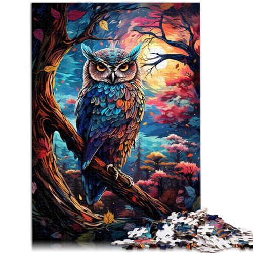 1000-teiliges Puzzle für Erwachsene Planet-Eule Lernpuzzle EIN Kunstwerk für Teenager ab 14 Jahren 50x75cm von BBVNFLIR