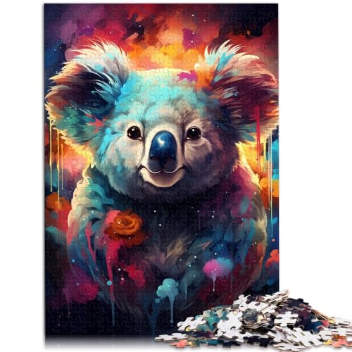 1000-teiliges Puzzle für Erwachsene Psychedelischer Koala lustige Spiele Lernspiel für Geburtstag Weihnachten für Teenager ab 14 Jahren 26x38cm 1000-teiliges Puzzle für Erwachsene Psychedelischer Koala lustige Spiele Lernspiel für Geburtstag Weihnachten für Teenager ab 14 Jahren 26x38cm von BBVNFLIR