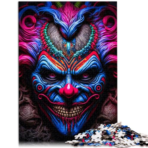 1000-teiliges Puzzle für Erwachsene Psycho-Clown-Spielzeug Denkspiel Familienspiel Stressabbau schwierige Herausforderung 26x38cm 1000-teiliges Puzzle für Erwachsene Psycho-Clown-Spielzeug Denkspiel Familienspiel Stressabbau schwierige Herausforderung 26x38cm von BBVNFLIR