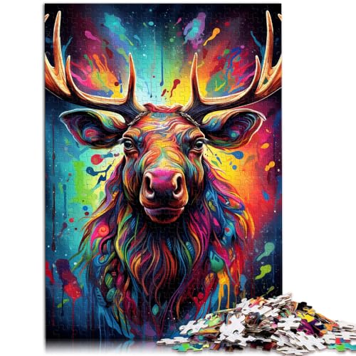1000-teiliges Puzzle für Erwachsene Puzzle Art Elch-Quizspiel Jedes Teil ist einzigartig – anspruchsvolles Familienspiel für Teenager ab 14 Jahren 26x38cm 1000-teiliges Puzzle für Erwachsene Puzzle Art Elch-Quizspiel Jedes Teil ist einzigartig – anspruchsvolles Familienspiel für Teenager ab 14 Jahren 26x38cm von BBVNFLIR