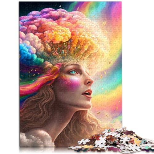 1000-teiliges Puzzle für Erwachsene Regenbogengeist Spielzeug Denkspiel Familienspiel Stressabbau schwierige Herausforderung 26x38cm 1000-teiliges Puzzle für Erwachsene Regenbogengeist Spielzeug Denkspiel Familienspiel Stressabbau schwierige Herausforderung 26x38cm von BBVNFLIR