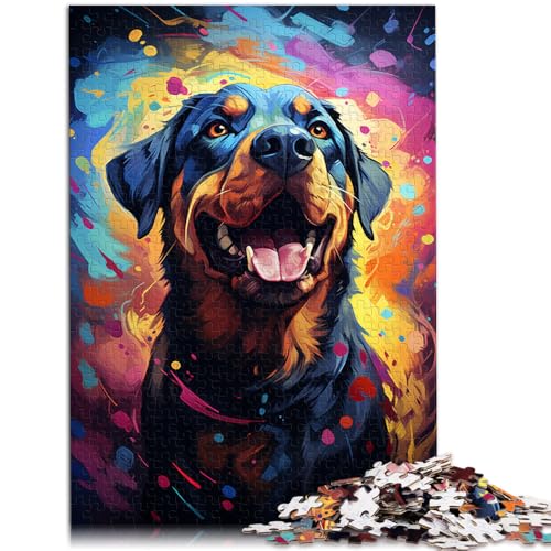 1000-teiliges Puzzle für Erwachsene Rottweiler-Lernpuzzle EIN Kunstwerk geeignet für Jugendliche ab 14 Jahren 26x38cm 1000-teiliges Puzzle für Erwachsene Rottweiler-Lernpuzzle EIN Kunstwerk geeignet für Jugendliche ab 14 Jahren 26x38cm von BBVNFLIR