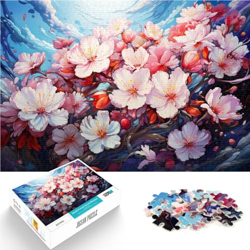 1000-teiliges Puzzle für Erwachsene Sakura-Denkspiel ganze Familie für Teenager ab 14 Jahren 26x38cm 1000-teiliges Puzzle für Erwachsene Sakura-Denkspiel ganze Familie für Teenager ab 14 Jahren 26x38cm von BBVNFLIR