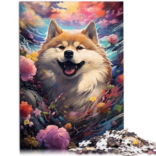 1000-teiliges Puzzle für Erwachsene Shiba Inu-Puzzle Lernspiel Herausforderung Spielzeug Geburtstagsgeschenk Geeignet für Teenager ab 14 Jahren 26x38cm von BBVNFLIR