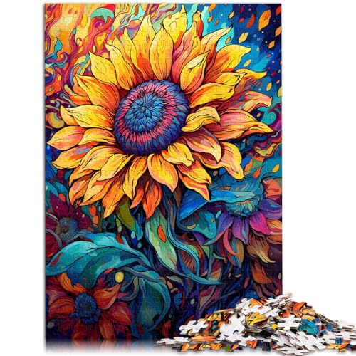 1000-teiliges Puzzle für Erwachsene Sonnenblumen Lernspiele für Zuhause DIY-Spielzeug Wanddekoration einzigartige Geburtstags 26x38cm 1000-teiliges Puzzle für Erwachsene Sonnenblumen Lernspiele für Zuhause DIY-Spielzeug Wanddekoration einzigartige Geburtstags 26x38cm von BBVNFLIR
