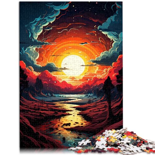 1000-teiliges Puzzle für Erwachsene Sonnenuntergang anspruchsvolles Spiel Spielzeug Wanddekoration einzigartige Geburtstags 50x75cm 1000-teiliges Puzzle für Erwachsene Sonnenuntergang anspruchsvolles Spiel Spielzeug Wanddekoration einzigartige Geburtstags 50x75cm von BBVNFLIR