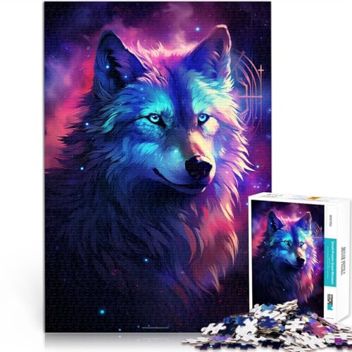 1000-teiliges Puzzle für Erwachsene Star Wolf Lernpuzzle zum Stressabbau für Teenager ab 14 Jahren 26x38cm von BBVNFLIR