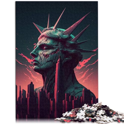 1000-teiliges Puzzle für Erwachsene Statue Synthwave Puzzle Lernspiele herausfordernd zu vervollständigen Aber unterhaltsam und humorvoll für Teenager ab 14 Jahren 26x38cm 1000-teiliges Puzzle für Erwachsene Statue Synthwave Puzzle Lernspiele herausfordernd zu vervollständigen Aber unterhaltsam und humorvoll für Teenager ab 14 Jahren 26x38cm von BBVNFLIR