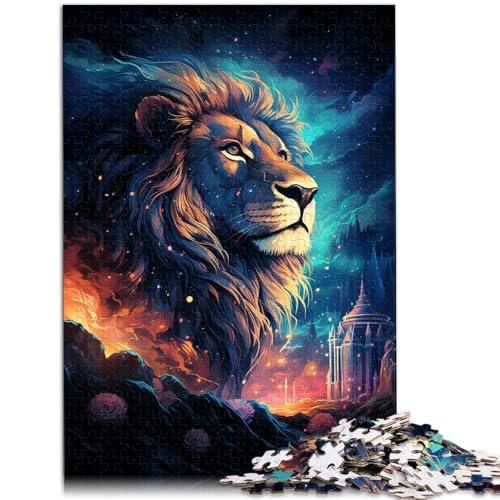 1000-teiliges Puzzle für Erwachsene Sternenhimmel Farbe Löwe Lernspiele für Zuhause DIY-Spielzeug EIN Kunstwerk für Teenager ab 14 Jahren 50x75cm 1000-teiliges Puzzle für Erwachsene Sternenhimmel Farbe Löwe Lernspiele für Zuhause DIY-Spielzeug EIN Kunstwerk für Teenager ab 14 Jahren 50x75cm von BBVNFLIR