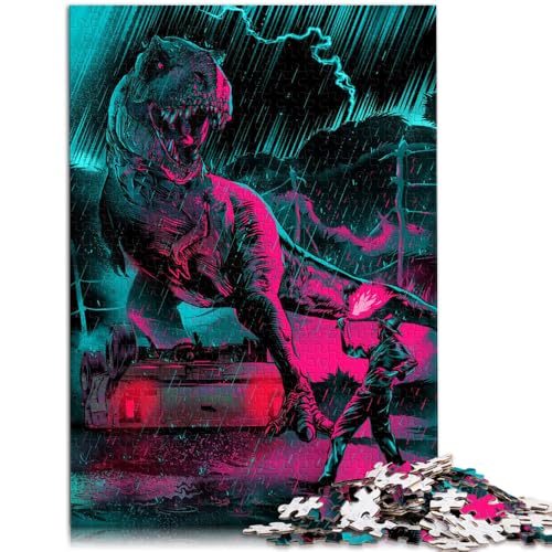 1000-teiliges Puzzle für Erwachsene T-Rex auf freiem Fuß lustige Spiele Lernspiel für Geburtstag Weihnachten für Teenager ab 14 Jahren 50x75cm 1000-teiliges Puzzle für Erwachsene T-Rex auf freiem Fuß lustige Spiele Lernspiel für Geburtstag Weihnachten für Teenager ab 14 Jahren 50x75cm von BBVNFLIR