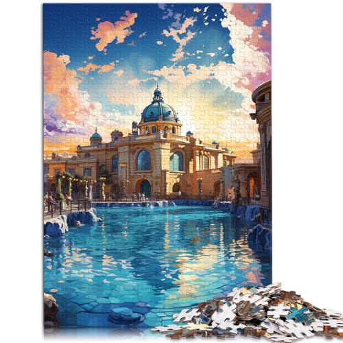 1000-teiliges Puzzle für Erwachsene Thermalbäder Budapest ganze Familie ab 14 Jahren 50x75cm von BBVNFLIR