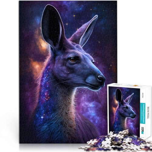 1000-teiliges Puzzle für Erwachsene Tier-Känguru-Puzzle Lernspiele ganze Familie für Teenager ab 14 Jahren 26x38cm 1000-teiliges Puzzle für Erwachsene Tier-Känguru-Puzzle Lernspiele ganze Familie für Teenager ab 14 Jahren 26x38cm von BBVNFLIR