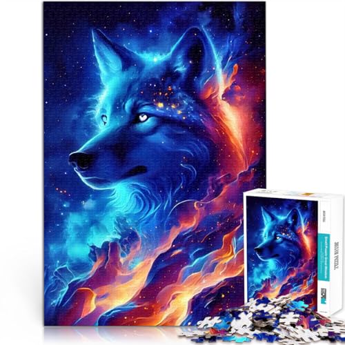 1000-teiliges Puzzle für Erwachsene Tier-Nebel-Wolf-Quizspiel Anspruchsvoll Aber unterhaltsam und humorvoll für Teenager ab 14 Jahren 50x75cm von BBVNFLIR