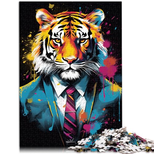 1000-teiliges Puzzle für Erwachsene Tiger Boss-Puzzle – anspruchsvolles Spiel Lernspiel für Geburtstag Weihnachten 26x38cm 1000-teiliges Puzzle für Erwachsene Tiger Boss-Puzzle – anspruchsvolles Spiel Lernspiel für Geburtstag Weihnachten 26x38cm von BBVNFLIR