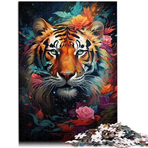1000-teiliges Puzzle für Erwachsene Tiger-Quizspiel Trainieren Sie das Gehirn mit süchtig machenden Spielzeugen um Geduld für Kinder ab 14 Jahren zu fördern 50x75cm von BBVNFLIR