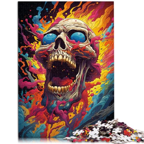 1000-teiliges Puzzle für Erwachsene Totenkopf-Monster-Cartoon-Puzzle ganze Familie 26x38cm 1000-teiliges Puzzle für Erwachsene Totenkopf-Monster-Cartoon-Puzzle ganze Familie 26x38cm von BBVNFLIR