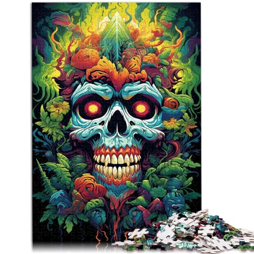 1000-teiliges Puzzle für Erwachsene Totenkopf-Spielzeug Denkspiel Spaß bei Aktivitäten zu Hause Geburtstagsgeschenk Reisegeschenk 26x38cm von BBVNFLIR