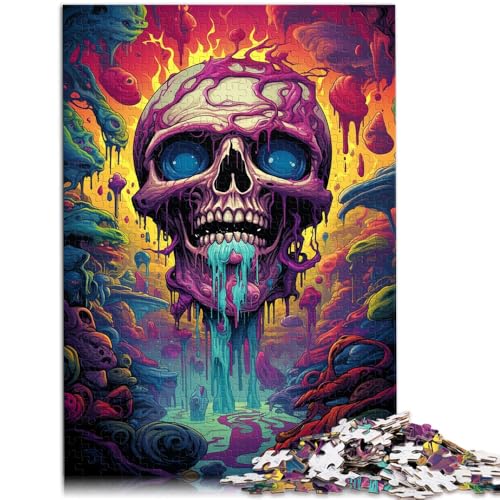 1000-teiliges Puzzle für Erwachsene Totenkopf malen Lernspielzeug Wichtelgeschenke Geeignet für Teenager ab 14 Jahren 26x38cm 1000-teiliges Puzzle für Erwachsene Totenkopf malen Lernspielzeug Wichtelgeschenke Geeignet für Teenager ab 14 Jahren 26x38cm von BBVNFLIR