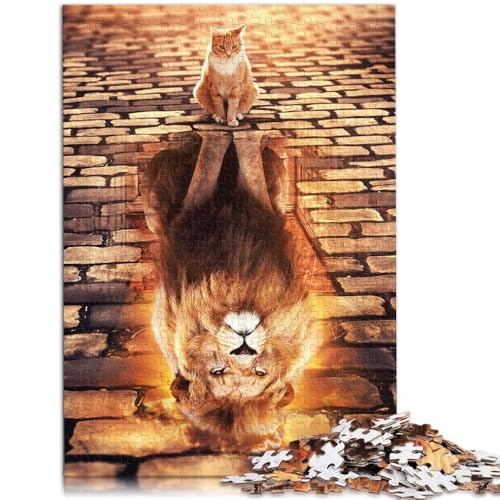 1000-teiliges Puzzle für Erwachsene Träume von Größe Puzzle für Lernspiele Herausforderung Spielzeug Geburtstagsgeschenke 26x38cm von BBVNFLIR