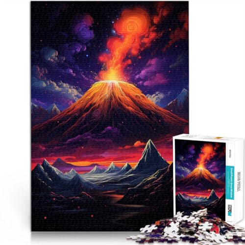 1000-teiliges Puzzle für Erwachsene Vulkan interessantes Puzzle zur Stressreduzierung Lernspiel für Geburtstag Weihnachten 26x38cm 1000-teiliges Puzzle für Erwachsene Vulkan interessantes Puzzle zur Stressreduzierung Lernspiel für Geburtstag Weihnachten 26x38cm von BBVNFLIR