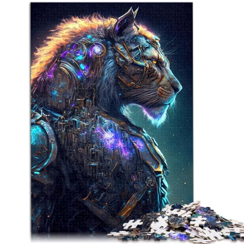 1000-teiliges Puzzle für Erwachsene Weltraumlöwen als Puzzle-Geschenk Lernspiel zum Geburtstag Weihnachten für Teenager ab 14 Jahren 26x38cm 1000-teiliges Puzzle für Erwachsene Weltraumlöwen als Puzzle-Geschenk Lernspiel zum Geburtstag Weihnachten für Teenager ab 14 Jahren 26x38cm von BBVNFLIR