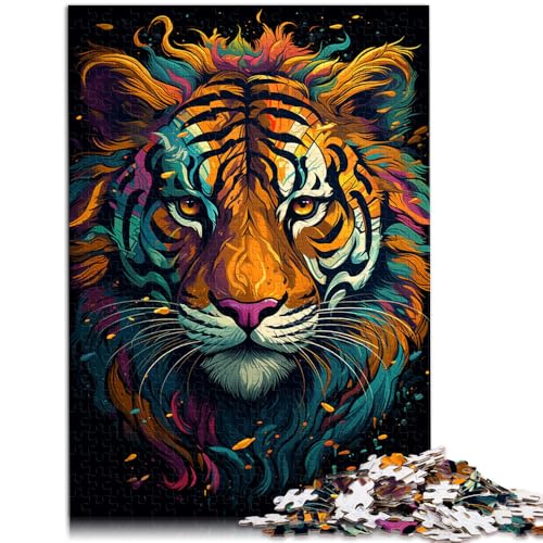 1000-teiliges Puzzle für Erwachsene Wilder exotischer Tiger Quizspiel Anspruchsvoll Aber unterhaltsam und humorvoll Für Kinder ab 14 Jahren 26x38cm von BBVNFLIR
