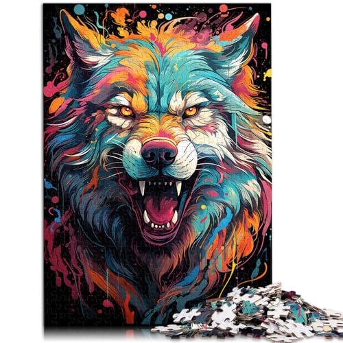 1000-teiliges Puzzle für Erwachsene Wolf Lernspiele für Zuhause DIY-Spielzeug Herausforderung der Gehirnintelligenz süchtig machendes Spielzeug für 14-Jährige 50x75cm 1000-teiliges Puzzle für Erwachsene Wolf Lernspiele für Zuhause DIY-Spielzeug Herausforderung der Gehirnintelligenz süchtig machendes Spielzeug für 14-Jährige 50x75cm von BBVNFLIR