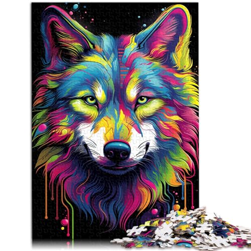 1000-teiliges Puzzle für Erwachsene Wolf Stressabbau Helfen Sie dem Gehirn süchtig machendes Spielzeug zu trainieren und Geduld zu fördern 26x38cm 1000-teiliges Puzzle für Erwachsene Wolf Stressabbau Helfen Sie dem Gehirn süchtig machendes Spielzeug zu trainieren und Geduld zu fördern 26x38cm von BBVNFLIR