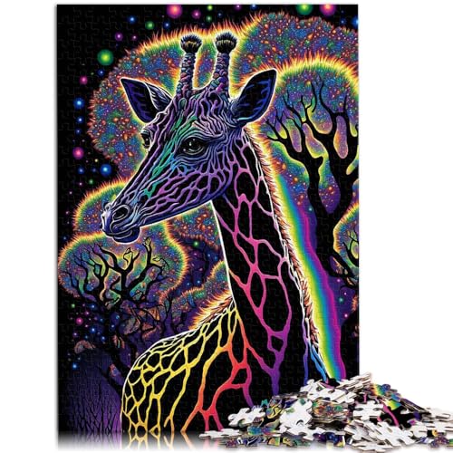 1000-teiliges Puzzle für Erwachsene abstraktes psychedelisches Lernspiel Herausforderungsspielzeug ganze Familie 26x38cm von BBVNFLIR