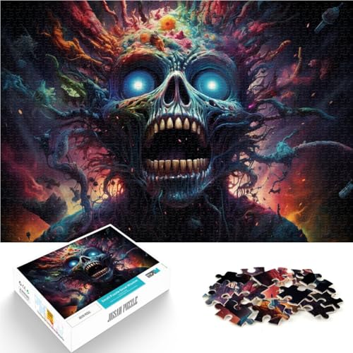1000-teiliges Puzzle für Erwachsene böser Höllendämon pädagogisches Spielzeug zum Stressabbau verbessert das Gedächtnis für Teenager ab 14 Jahren 26x38cm 1000-teiliges Puzzle für Erwachsene böser Höllendämon pädagogisches Spielzeug zum Stressabbau verbessert das Gedächtnis für Teenager ab 14 Jahren 26x38cm von BBVNFLIR