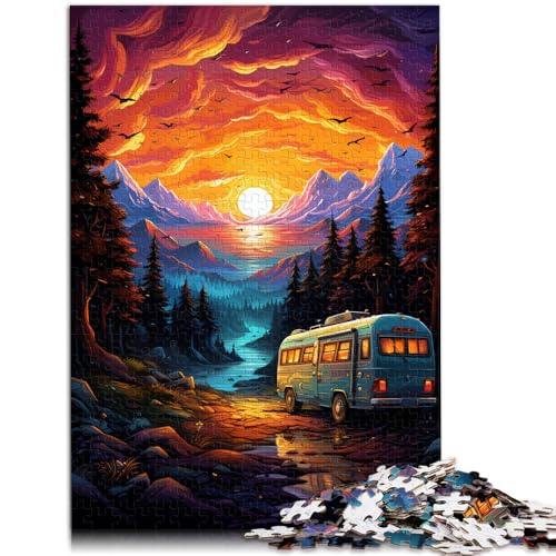 1000-teiliges Puzzle für Erwachsene buntes Auto bei Nacht Mustermontage Lernspiel für Geburtstag Weihnachten für 14-Jährige 50x75cm 1000-teiliges Puzzle für Erwachsene buntes Auto bei Nacht Mustermontage Lernspiel für Geburtstag Weihnachten für 14-Jährige 50x75cm von BBVNFLIR