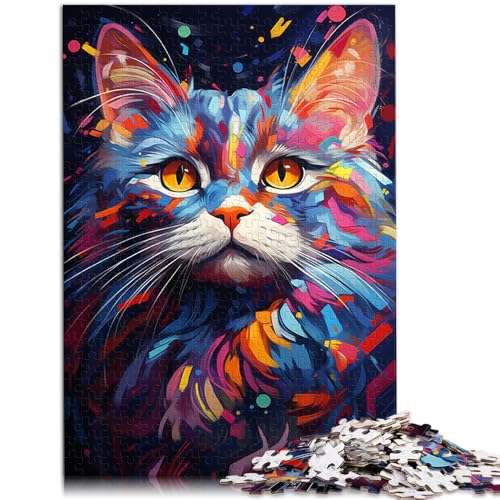 1000-teiliges Puzzle für Erwachsene buntes exotisches Katzenspielzeug intellektuelles Spiel Familienspiel Stressabbau schwierige Herausforderung 50x75cm 1000-teiliges Puzzle für Erwachsene buntes exotisches Katzenspielzeug intellektuelles Spiel Familienspiel Stressabbau schwierige Herausforderung 50x75cm von BBVNFLIR