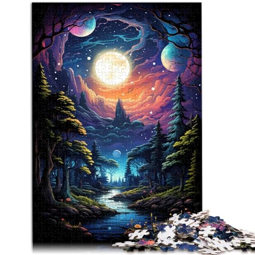 1000-teiliges Puzzle für Erwachsene der mysteriöse Mond Lernspielzeug zum Stressabbau Staycation Zeit totschlagen 26x38cm 1000-teiliges Puzzle für Erwachsene der mysteriöse Mond Lernspielzeug zum Stressabbau Staycation Zeit totschlagen 26x38cm von BBVNFLIR
