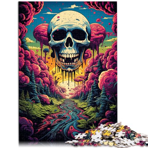 1000-teiliges Puzzle für Erwachsene farbenfroher Fantasie-Totenkopf Lernspielzeug EIN Kunstwerk für Teenager ab 14 Jahren 50x75cm 1000-teiliges Puzzle für Erwachsene farbenfroher Fantasie-Totenkopf Lernspielzeug EIN Kunstwerk für Teenager ab 14 Jahren 50x75cm von BBVNFLIR