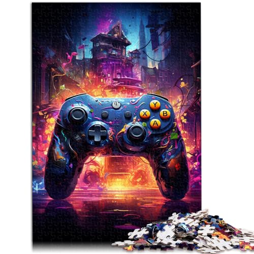 1000-teiliges Puzzle für Erwachsene farbenfrohes Gamecontroller-Puzzle als Lernspiel herausforderndes Spielzeug für Teenager ab 14 Jahren 50x75cm von BBVNFLIR