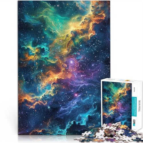 1000-teiliges Puzzle für Erwachsene farbenfrohes kosmisches Lernspielzeug tolle Geschenke und Spielzeuge für Teenager ab 14 Jahren 26x38cm von BBVNFLIR