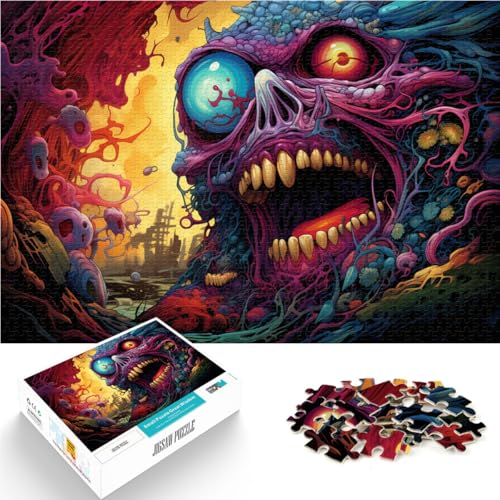 1000-teiliges Puzzle für Erwachsene farbiges Monster-Puzzle praktisches Spiel ganze Familie 50x75cm von BBVNFLIR