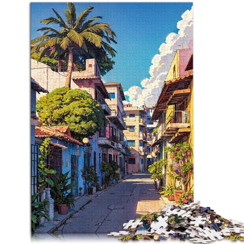 1000-teiliges Puzzle für Erwachsene im japanischen Stil Denkspiel-Spielzeug mit passendem Poster und Quizblatt für Teenager ab 14 Jahren 50x75cm von BBVNFLIR