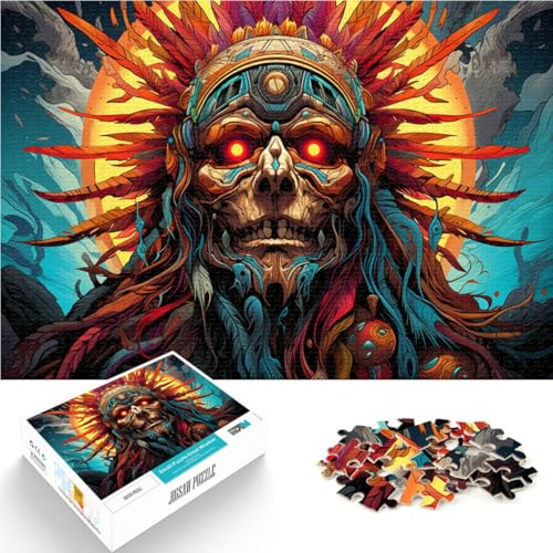 1000-teiliges Puzzle für Erwachsene indische Kriegerkunst Lernspielzeug Geburtstagsgeschenk für Teenager ab 14 Jahren 26x38cm 1000-teiliges Puzzle für Erwachsene indische Kriegerkunst Lernspielzeug Geburtstagsgeschenk für Teenager ab 14 Jahren 26x38cm von BBVNFLIR