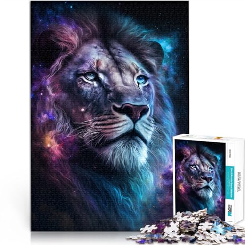 1000-teiliges Puzzle für Erwachsene kosmischer Löwe Lernspiel Herausforderung Spielzeug Geburtstagsgeschenk für Teenager ab 14 Jahren 26x38cm 1000-teiliges Puzzle für Erwachsene kosmischer Löwe Lernspiel Herausforderung Spielzeug Geburtstagsgeschenk für Teenager ab 14 Jahren 26x38cm von BBVNFLIR