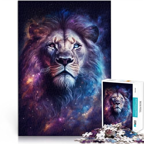 1000-teiliges Puzzle für Erwachsene kosmisches Galaxie-Löwen-Puzzle praktisches Spiel anspruchsvolles Spiel und Familienspiel für Teenager ab 14 Jahren 26x38cm 1000-teiliges Puzzle für Erwachsene kosmisches Galaxie-Löwen-Puzzle praktisches Spiel anspruchsvolles Spiel und Familienspiel für Teenager ab 14 Jahren 26x38cm von BBVNFLIR