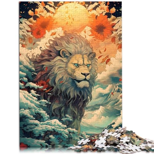 1000-teiliges Puzzle für Erwachsene künstlerisches Löwen-Denkspiel ganze Familie für Teenager ab 14 Jahren 26x38cm 1000-teiliges Puzzle für Erwachsene künstlerisches Löwen-Denkspiel ganze Familie für Teenager ab 14 Jahren 26x38cm von BBVNFLIR