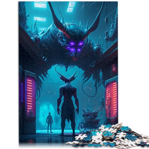 1000-teiliges Puzzle für Erwachsene mechanisches Monster Familienunterhaltungsspielzeug Geburtstagsgeschenk für Teenager ab 14 Jahren 50x75cm von BBVNFLIR