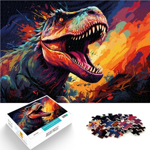 1000-teiliges Puzzle für Erwachsene mit Dinosauriern Das Denkspiel-Spielzeug ganze Familie und für Teenager ab 14 Jahren 26x38cm 1000-teiliges Puzzle für Erwachsene mit Dinosauriern Das Denkspiel-Spielzeug ganze Familie und für Teenager ab 14 Jahren 26x38cm von BBVNFLIR